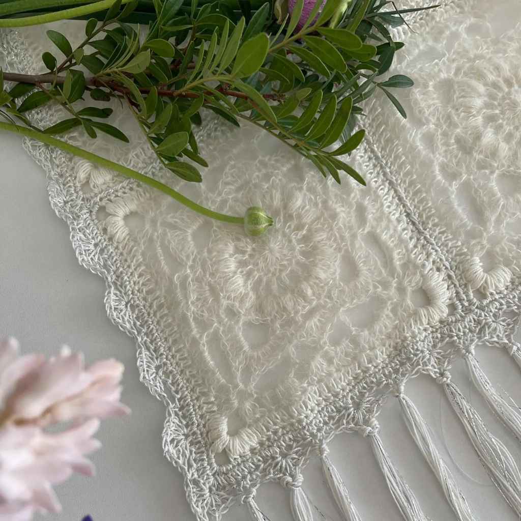 cickadesign Pattern Tuch Snowdrop Shawl Häkelanleitung - Cicka Design (PDF) Lieblingsgarn