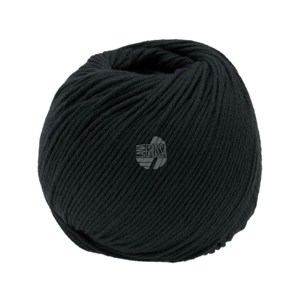 Lana Grossa 34 - Schwarz Lana Grossa Soft Cotton 50 g Lieblingsgarn