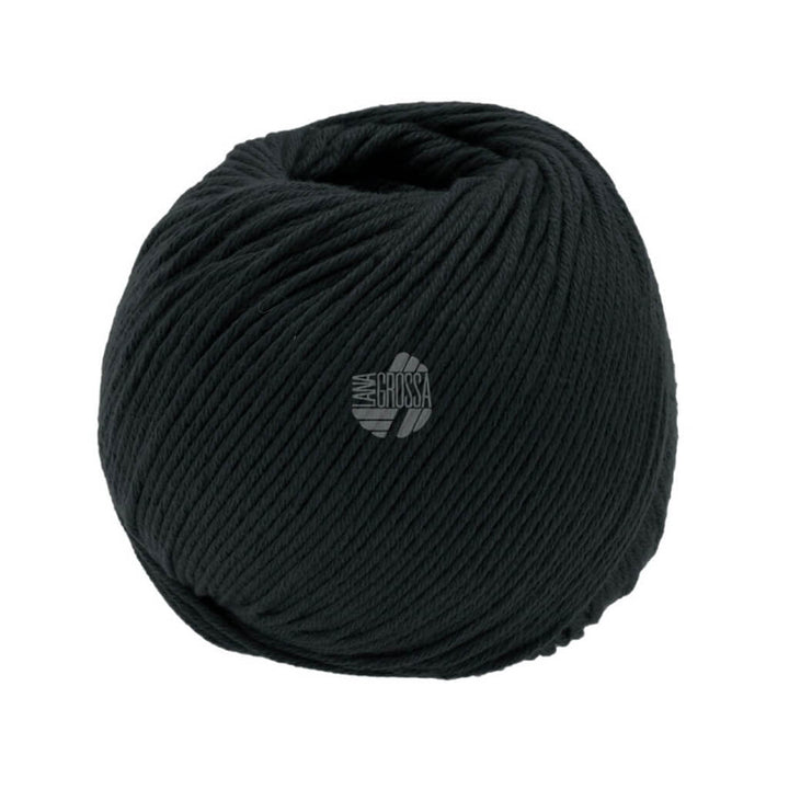 Lana Grossa 34 - Schwarz Lana Grossa Soft Cotton 50 g Lieblingsgarn