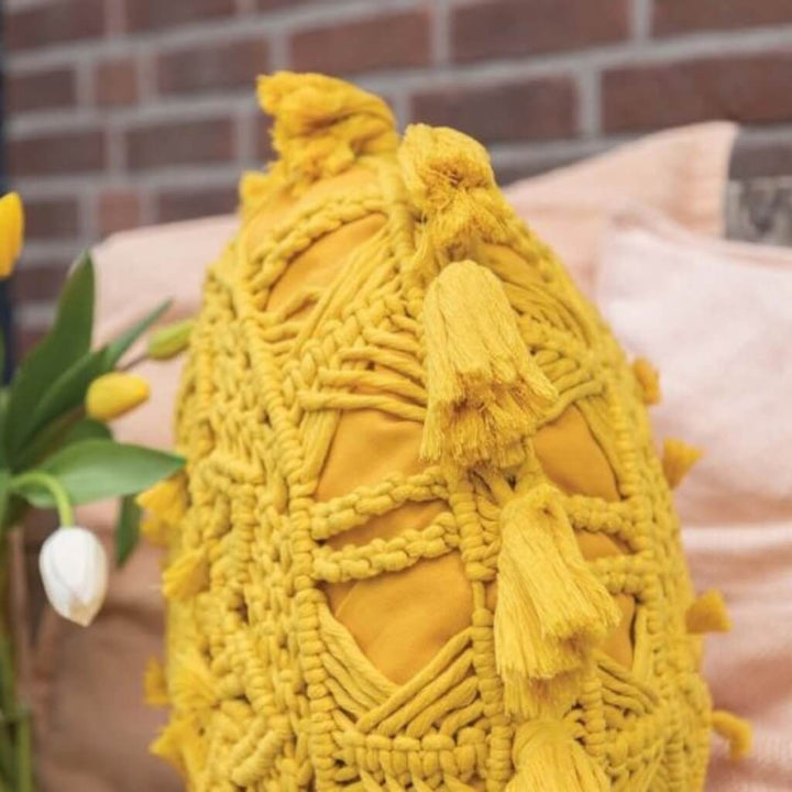 Durable Pattern Solstice Makramee Kissen Durable Rope (PDF) bei bei bei bei bei bei bei bei bei bei bei bei bei Lieblingsgarn