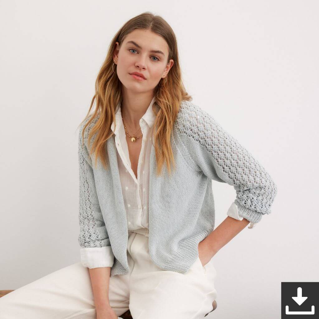 Lana Grossa Pattern Sommercardigan Strickanleitung - Lana Grossa (PDF) bei bei bei bei bei bei bei bei bei bei Lieblingsgarn