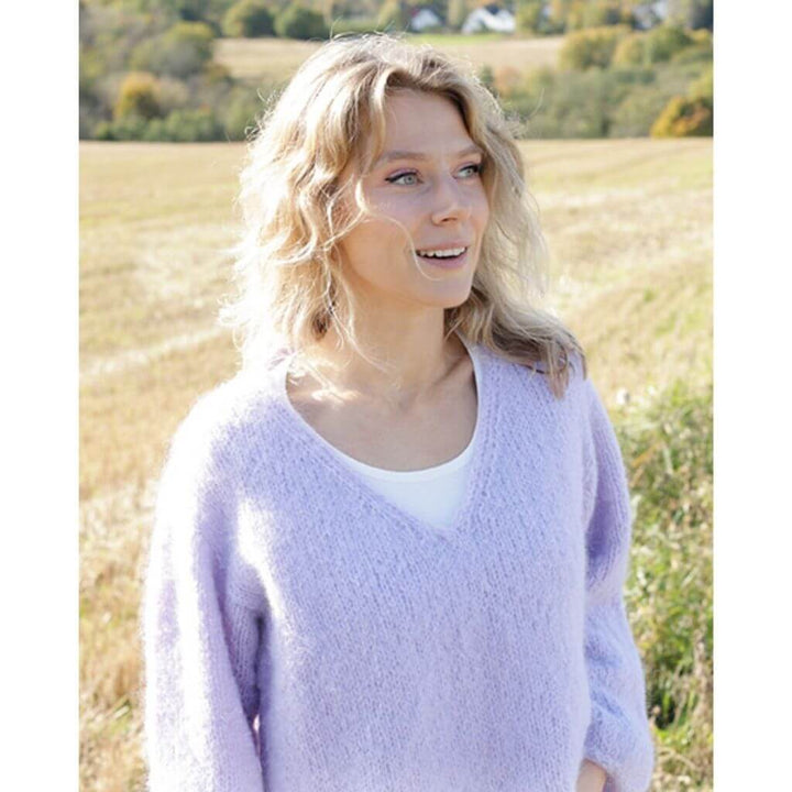 Drops Design Pattern Damen Pullover Spring Iris Strickanleitung - Drops (PDF) bei bei bei bei bei bei bei bei Lieblingsgarn