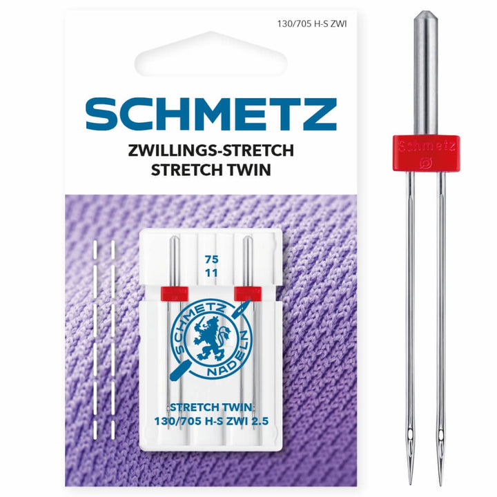 Schmetz 2 / 4 Schmetz Stretch Zwilling-Nadeln 130/705 H-S ZWI Lieblingsgarn