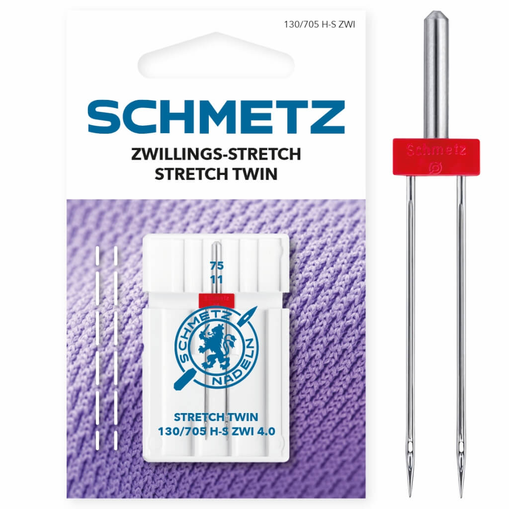 Schmetz 1 / 4 Schmetz Stretch Zwilling-Nadeln 130/705 H-S ZWI Lieblingsgarn