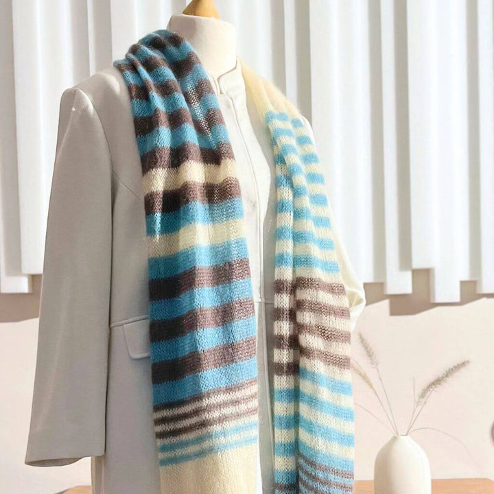 Strickfisch Pattern Schal Himmel und Erde Strickanleitung - StrickFisch (PDF) bei bei bei bei bei bei bei bei Lieblingsgarn