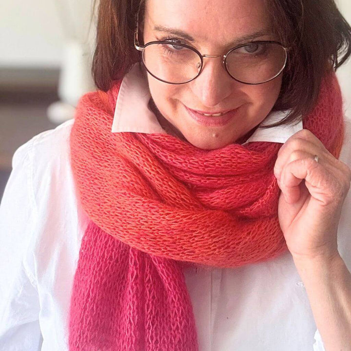 Strickfisch Pattern Schal Morgenrot Strickanleitung - StrickFisch (PDF) bei bei bei bei bei bei bei bei bei bei Lieblingsgarn