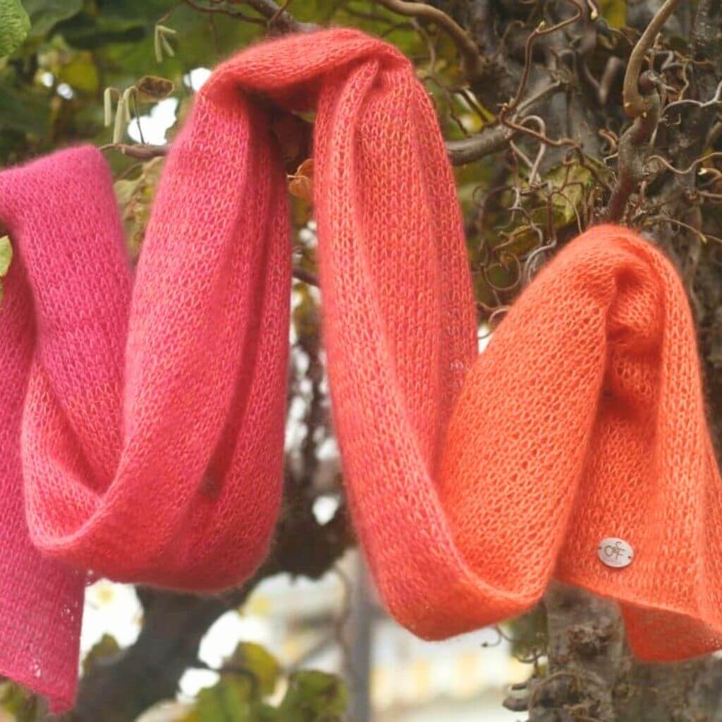 Strickfisch Pattern Schal Morgenrot Strickanleitung - StrickFisch (PDF) bei bei bei bei bei bei bei bei bei bei Lieblingsgarn