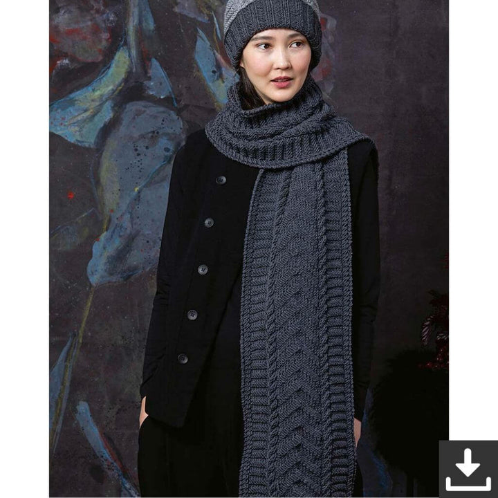Lang Yarns Pattern Strukturmuster Schal Strickanleitung - Lang Yarns (PDF) Lieblingsgarn