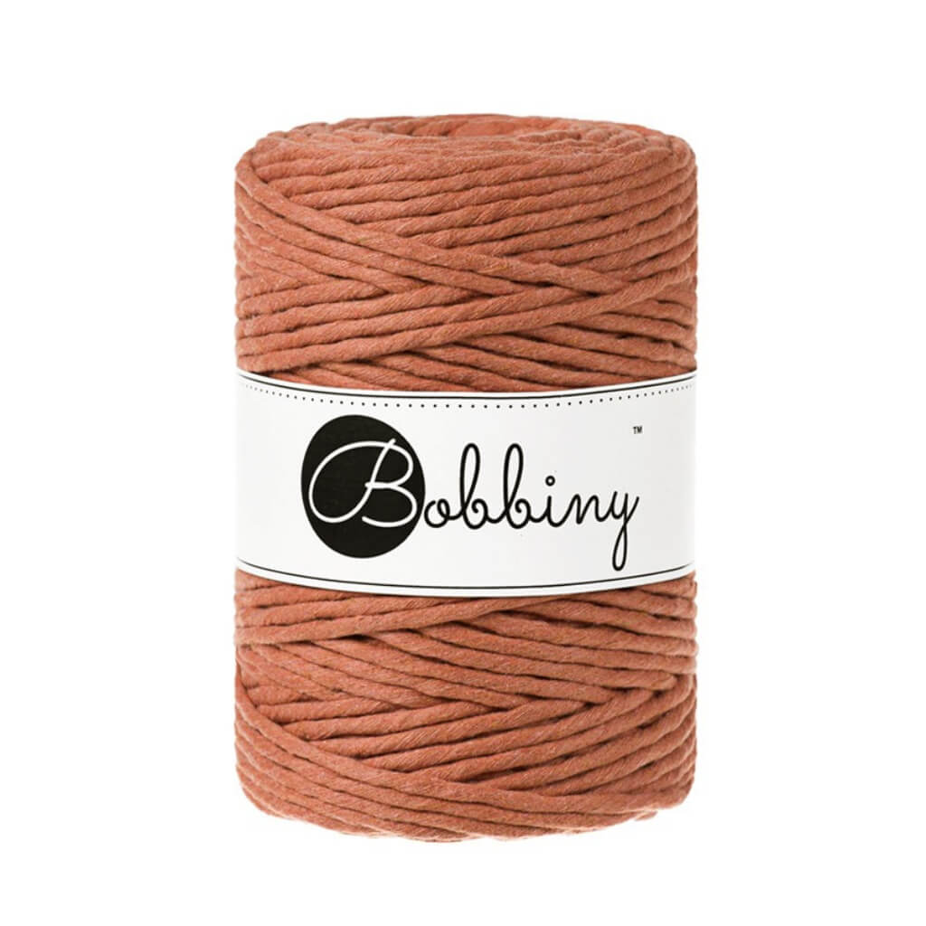 Bobbiny Terracotta Bobbiny Makramee Garn 5 mm x 100 m Lieblingsgarn