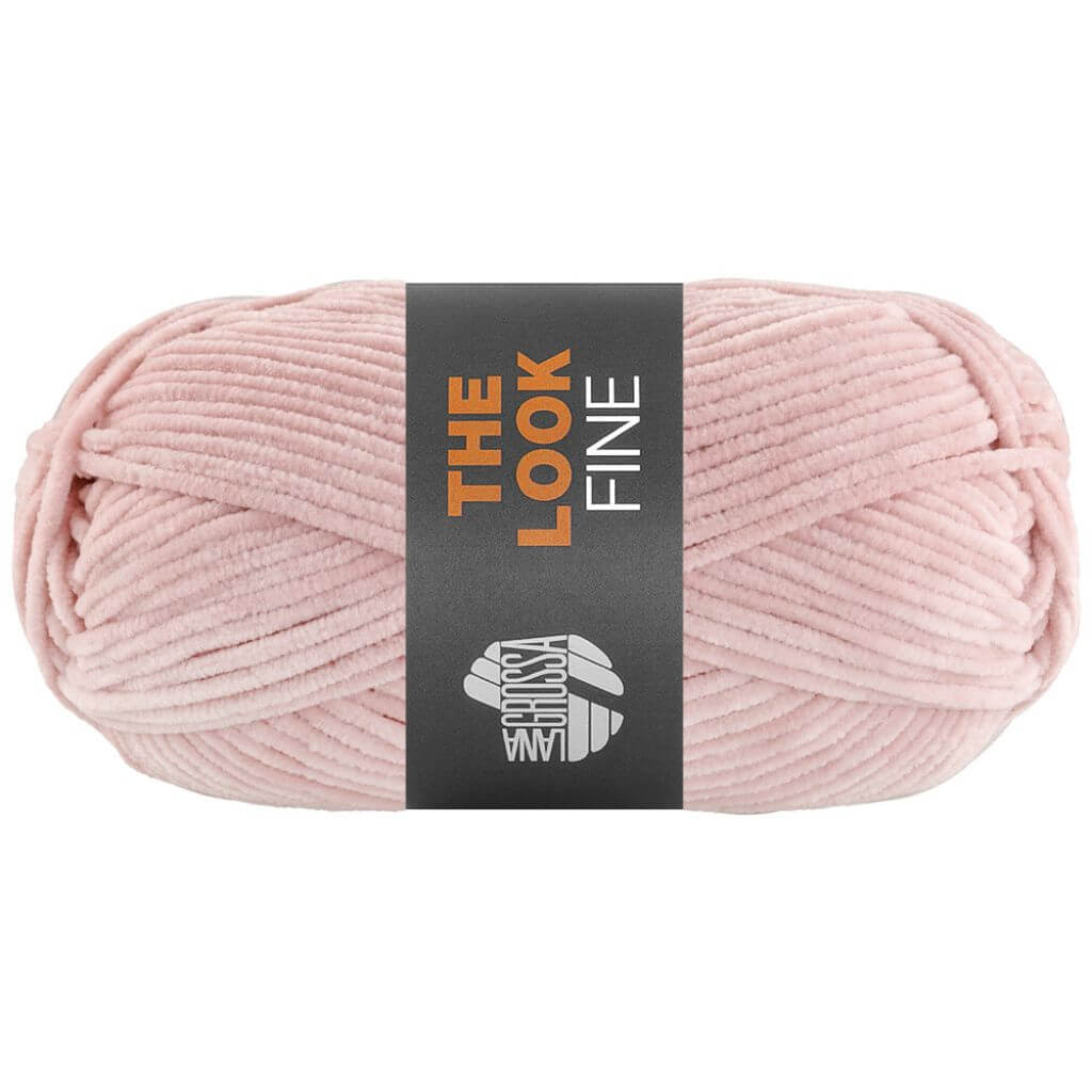 Lana Grossa The Look Fine, Farbe 112 Puderrosa – Synthetik bei Lieblingsgarn