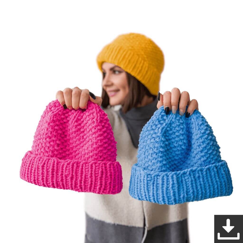 Lana Grossa Pattern Mütze im Perlmuster Strickanleitung - Lana Grossa (PDF) bei bei bei bei bei bei bei bei Lieblingsgarn
