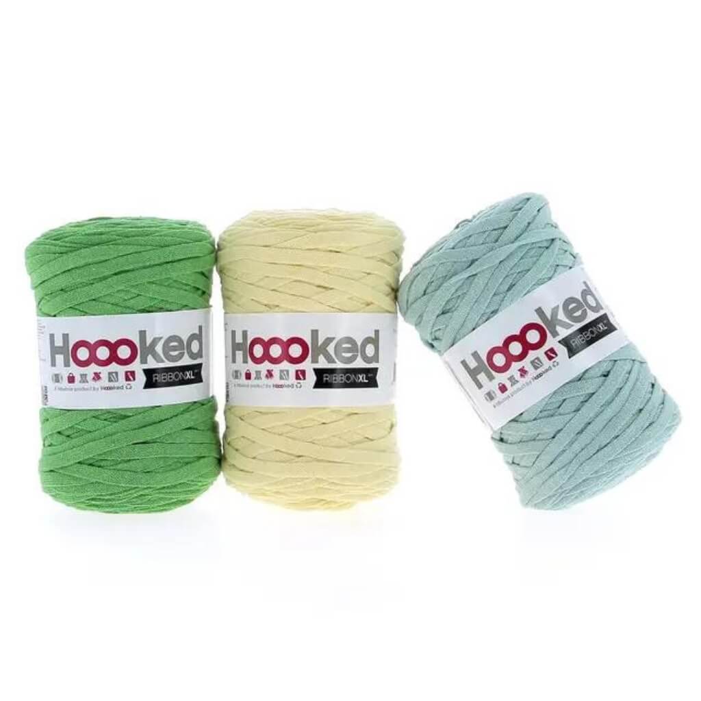 Hoooked Garn Lemonade Lush Hoooked Set aus 3 Rollen RibbonXL Lieblingsgarn