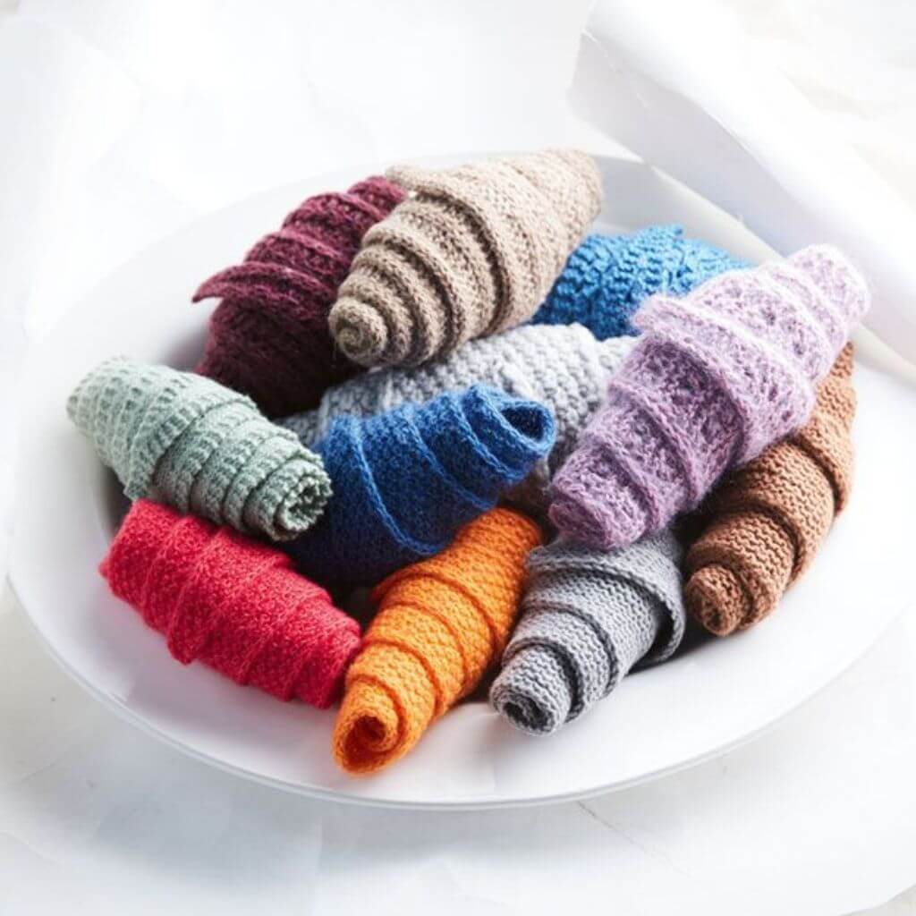 Topp TOPP Mini-Tücher stricken bei bei bei bei bei bei bei bei bei bei bei bei Lieblingsgarn