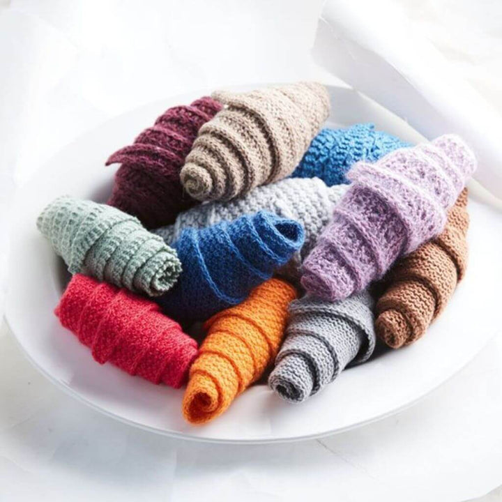Topp TOPP Mini-Tücher stricken bei bei bei bei bei bei bei bei bei bei bei bei Lieblingsgarn