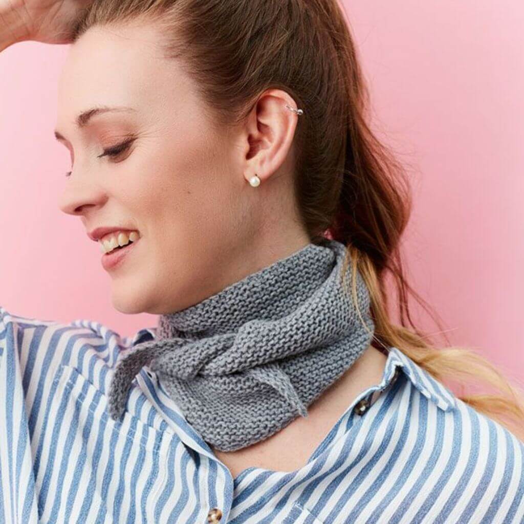 Topp TOPP Mini-Tücher stricken bei bei bei bei bei bei bei bei bei bei bei bei Lieblingsgarn