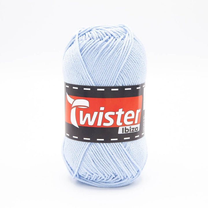 Twister Ibiza Uni, Farbe 52 Hellblau – Baumwolle bei Lieblingsgarn