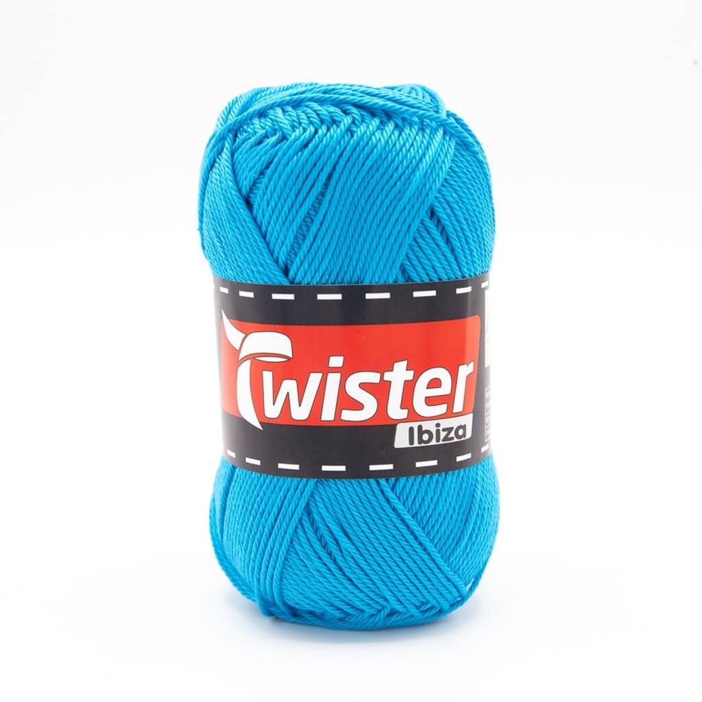 Twister Ibiza Uni, Farbe 65 Türkis – Baumwolle bei Lieblingsgarn