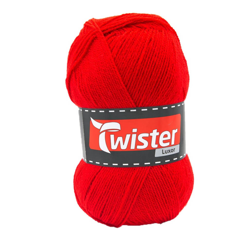 Twister 35 - Feuerrot Twister Luxor Uni 150g Lieblingsgarn