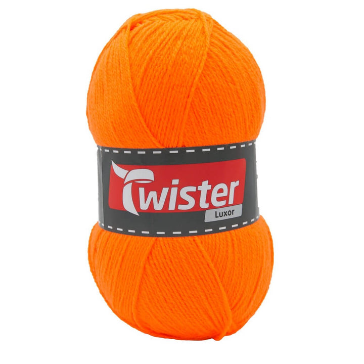 Twister 33 - Neonorange Twister Luxor Uni 150g Lieblingsgarn