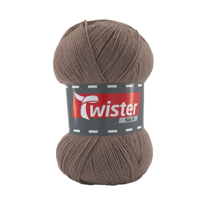 Twister 84 - Beige Twister Sox 100g Uni - Sockenwolle Lieblingsgarn