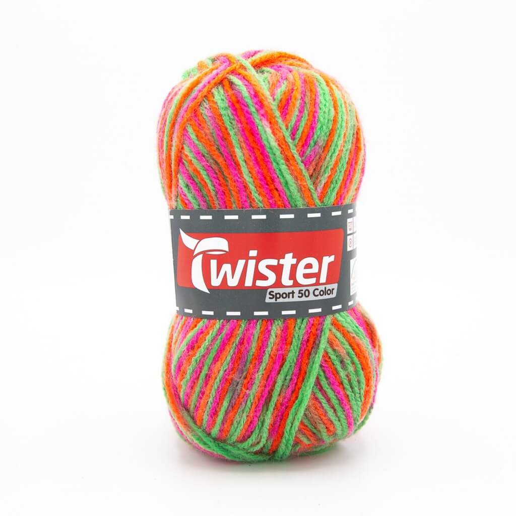 Twister 07 - Neon Mix Twister Sport 50 Color Lieblingsgarn