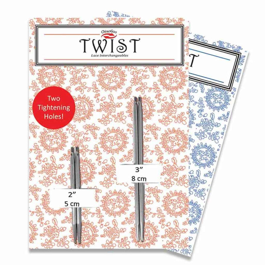 ChiaoGoo auswechselbare Nadelspitzen TWIST Short Combo, Farbe 1,50 – Metall bei Lieblingsgarn