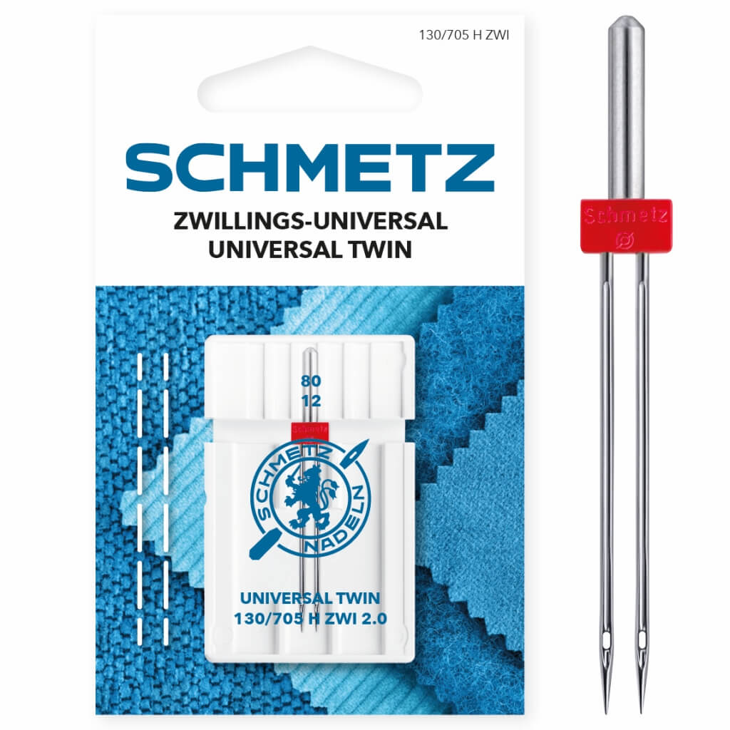 Schmetz Nm 80 / 2,0 Schmetz Universal Zwillingsnadel 130/705 H-ZWI Lieblingsgarn