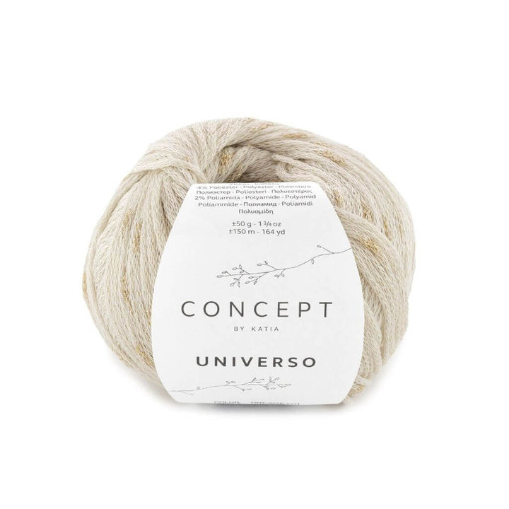 Katia Concept Universo, Farbe 51 Beige Gold – Synthetik und Viskose bei Lieblingsgarn