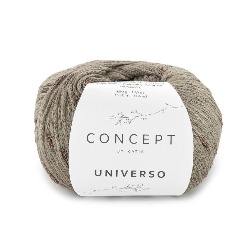 Katia Concept Universo, Farbe 52 Blassbraun Kupfer – Synthetik und Viskose bei Lieblingsgarn