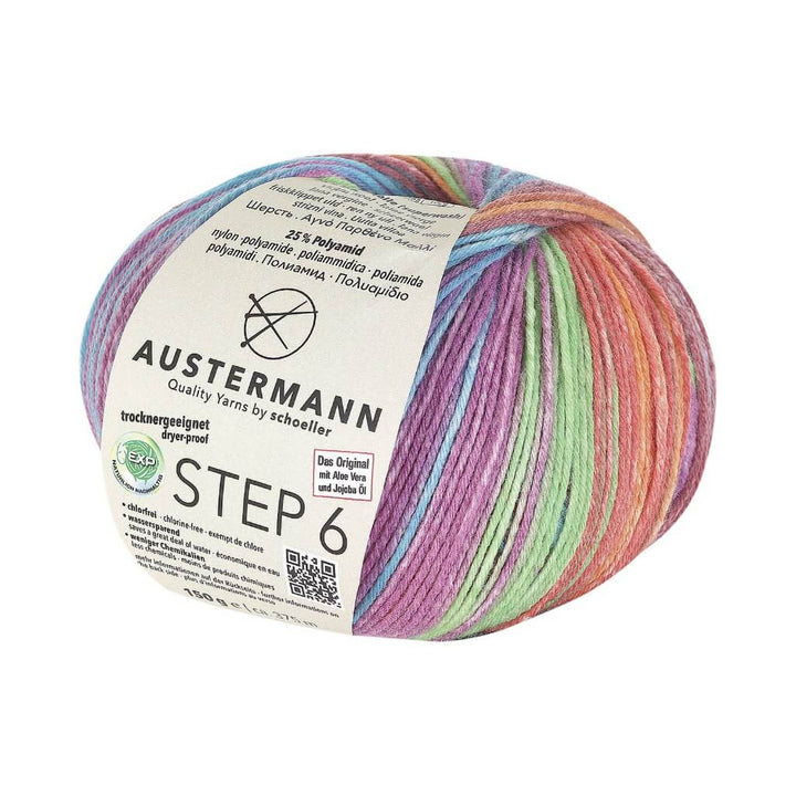 Austermann Step 6 Irish Rainbow Colours 150g bei bei bei bei bei bei bei bei bei bei bei bei bei bei bei bei Lieblingsgarn