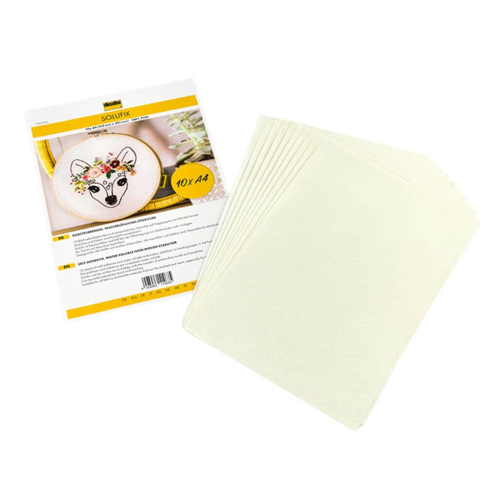 Vlieseline Vlieseline Solufix A4 10 Blatt - wasserlöslich Lieblingsgarn