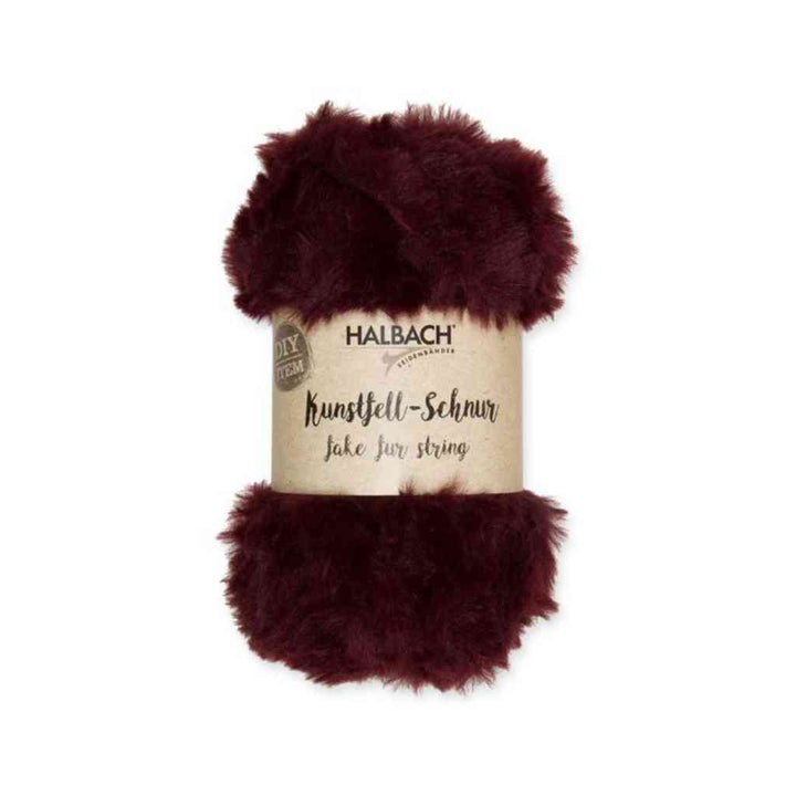 Halbach 509 - wine red Halbach Kunstfell-Schnur Lieblingsgarn