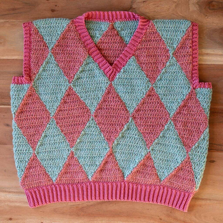Wisteria Knitting Pattern Weste Sparkling Vest Häkelanleitung - Wisteria Knitting (PDF) Lieblingsgarn