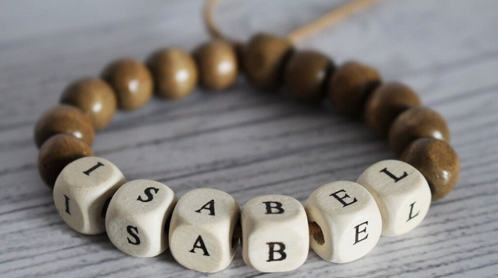 Stoklasa Stoklasa Holzperlen - Buchstaben zum Auffädeln Lieblingsgarn