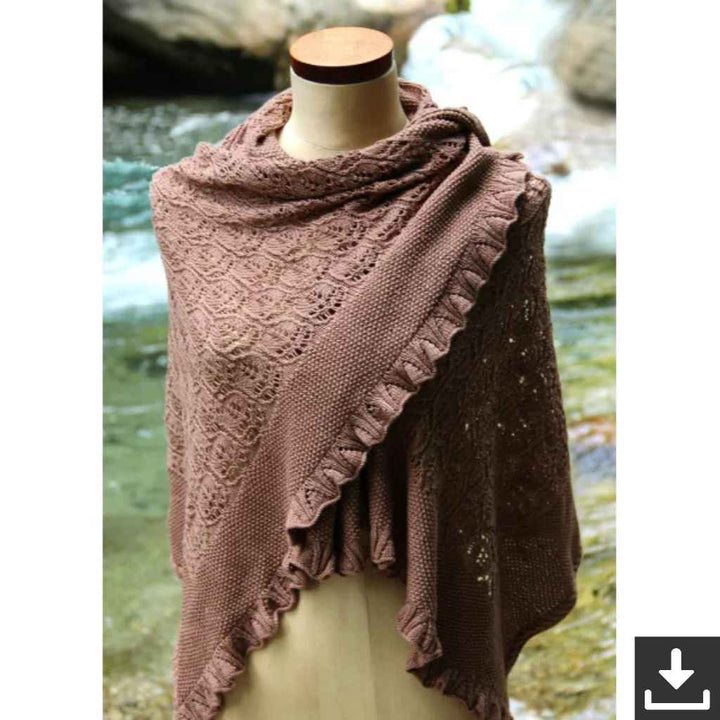Go Handmade Pattern Wrap Isabella Wrap Strickanleitung - Go Handmade (PDF) Lieblingsgarn
