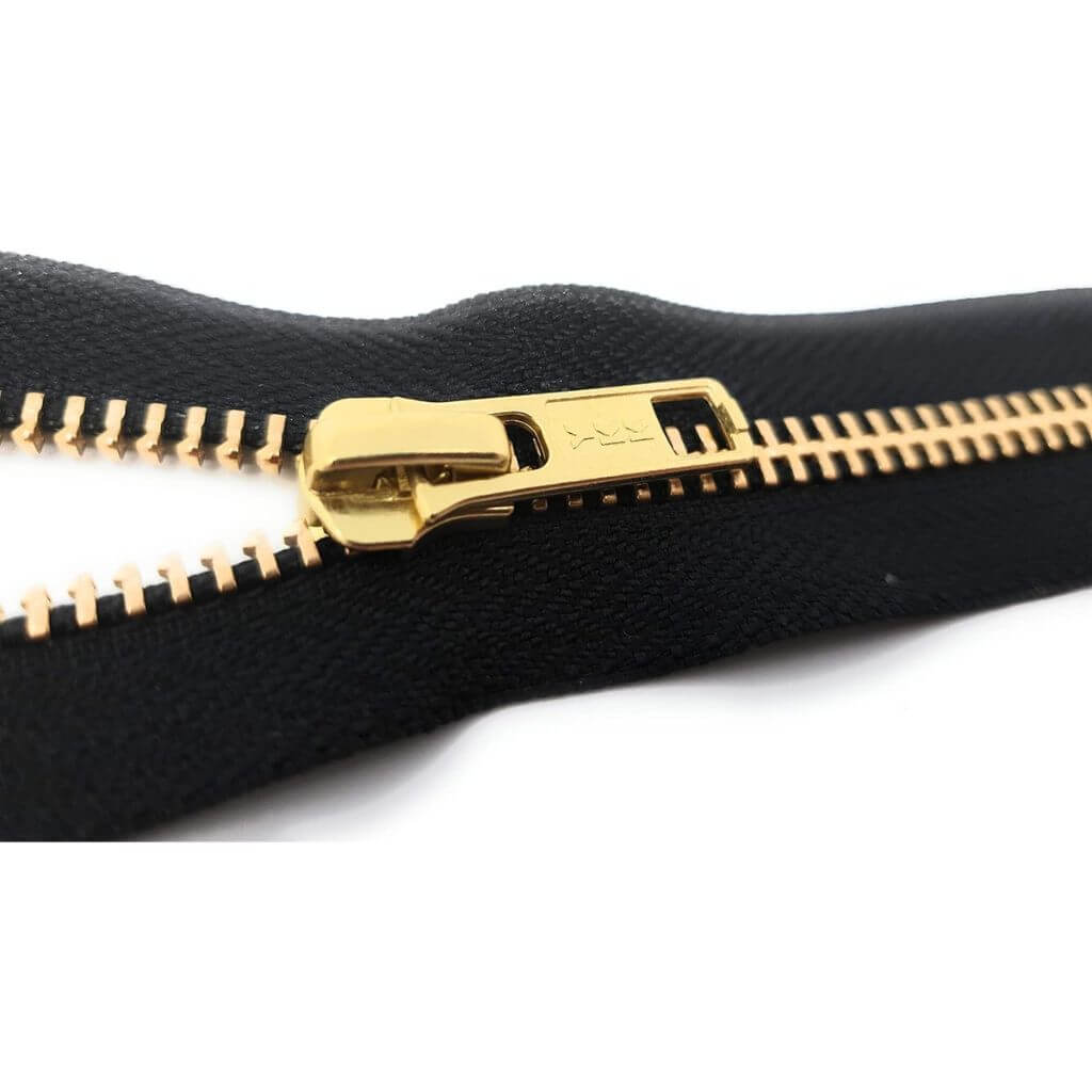 YKK YKK Reißverschluss Metall nicht teilbar Gold Lieblingsgarn