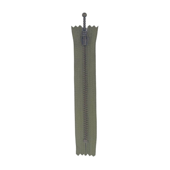 YKK 011 Olivgrün / 14 cm YKK Reißverschluss nicht teilbar 14 cm Lieblingsgarn