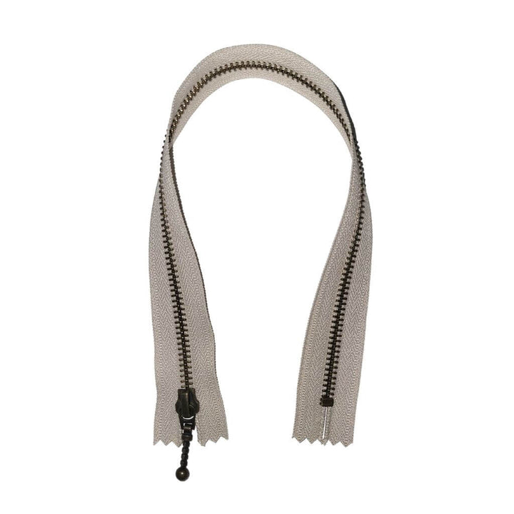 YKK 572 Sand / 36 cm YKK Reißverschluss nicht teilbar 36 cm Lieblingsgarn