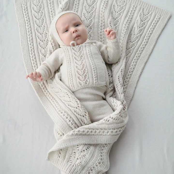 Yndestrikk Pattern Lochmuster Babydecke Strickanleitung - Yndestrikk (PDF) Lieblingsgarn