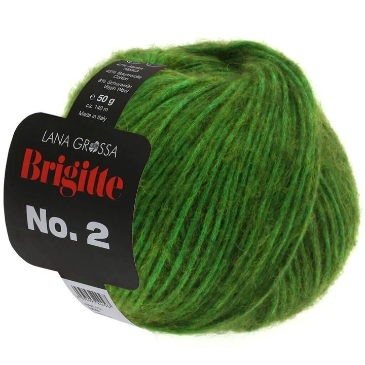 Lana Grossa Brigitte No. 2 50 g 1 - Grün Lieblingsgarn