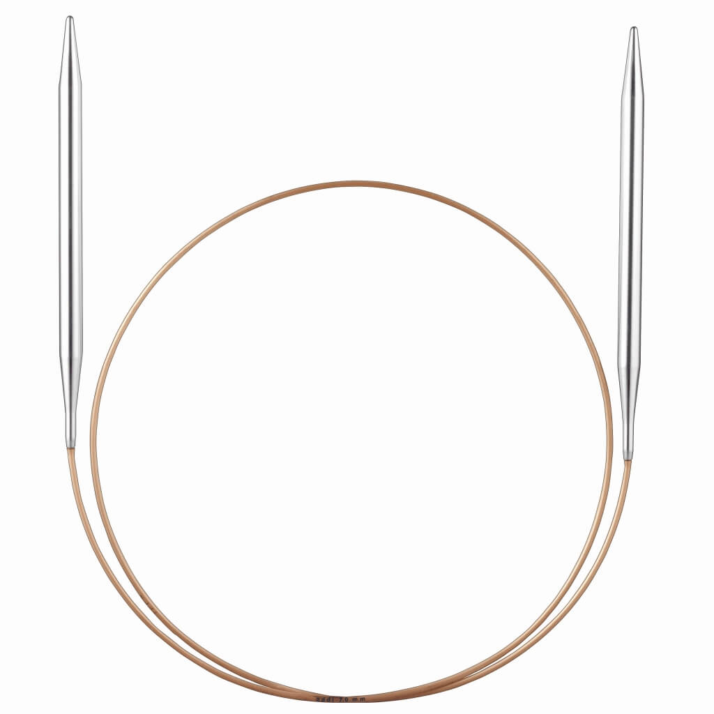 Addi Rundstricknadeln MS in Weißbronze bis 80 cm - 105-7 80cm 10 Lieblingsgarn