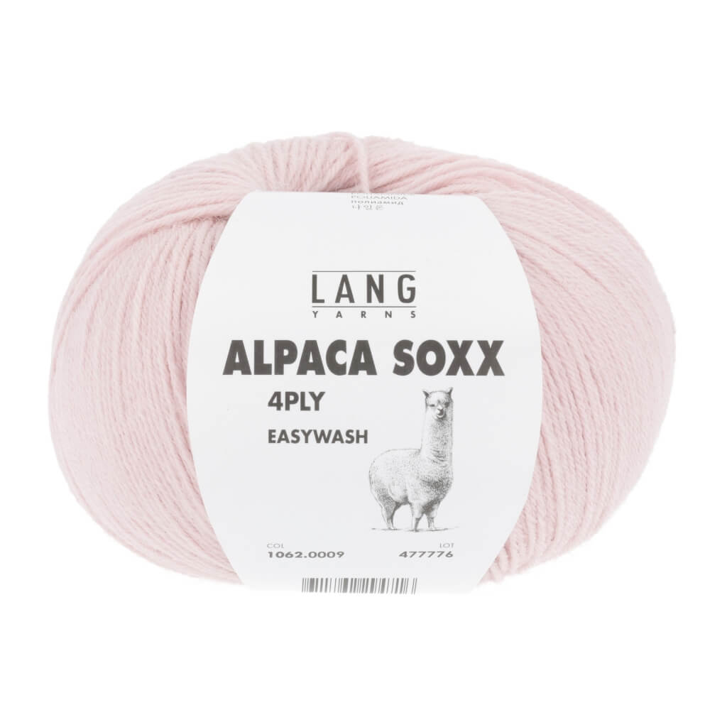 Lang Yarns Alpaca Soxx 4-fach - 100g 1062.0009 - Rosa Lieblingsgarn
