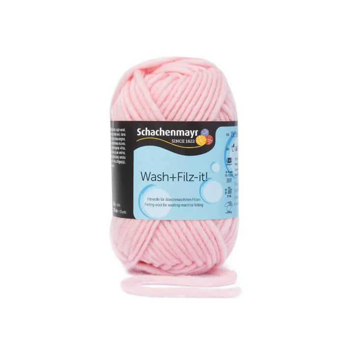 Schachenmayr Wash+Filz-it! Filzwolle 50g 40 - Rosa Lieblingsgarn