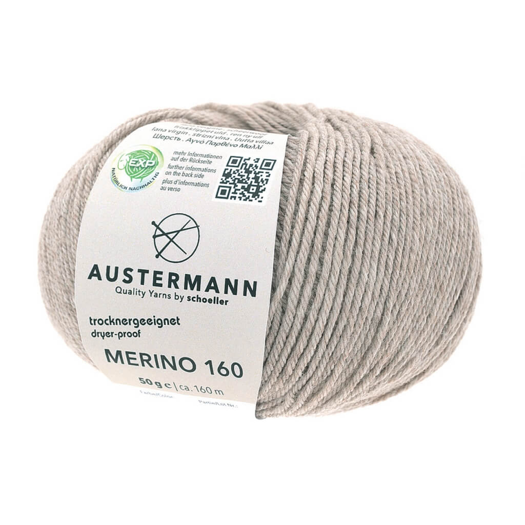 Austermann Merino 160 Exp 50g 237 - Beigemeliert Lieblingsgarn