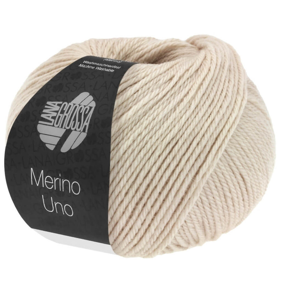 Lana Grossa Merino Uno 50 g 55 - Grège Lieblingsgarn