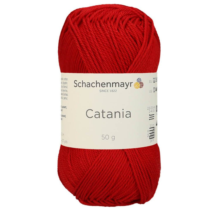 Schachenmayr Catania Originals - Baumwollgarn 115 - Signalrot Lieblingsgarn