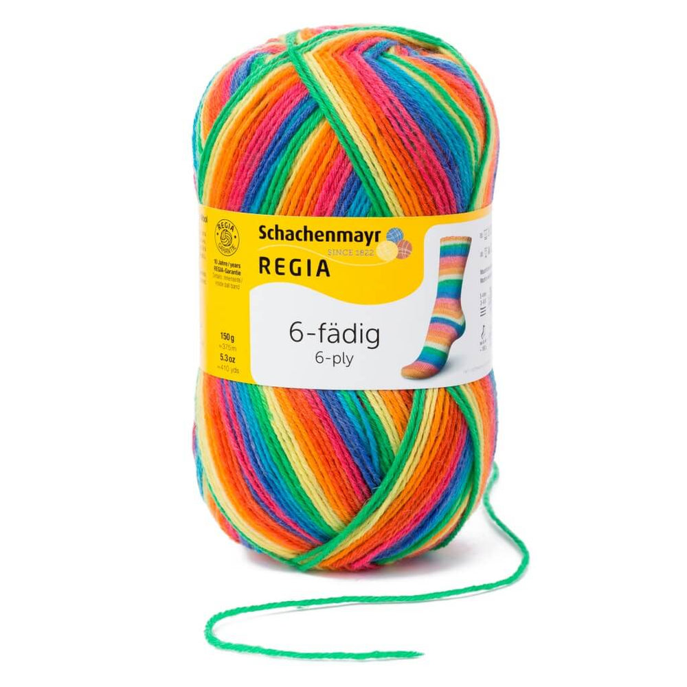 Schachenmayr Regia 6-Fädig Color 150G 6367 - Rainbow Color bei bei bei bei bei bei bei bei bei bei Lieblingsgarn