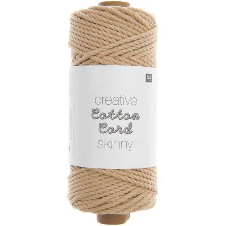 Rico Design Creative Cotton Cord Skinny 3mm x 55m camel bei bei bei bei bei bei bei bei bei bei Lieblingsgarn