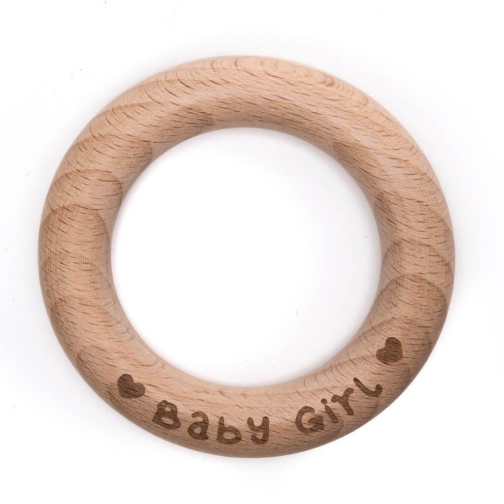 Baby Beißring "Baby Girl" Lieblingsgarn