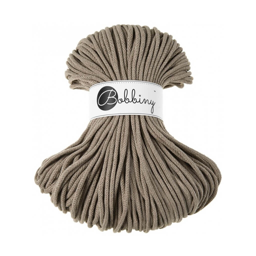 Bobbiny Kordel 5mm x 100 Meter Coffee Lieblingsgarn